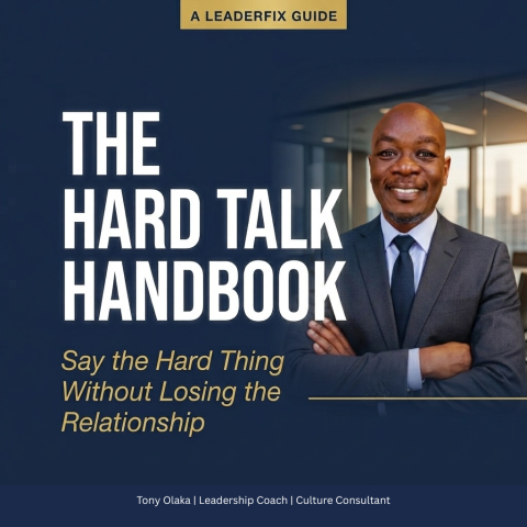 The Hard Talk handbook by Tony Olaka, book preview.